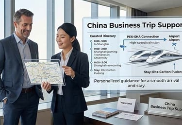 Business travel and sourcing support in China