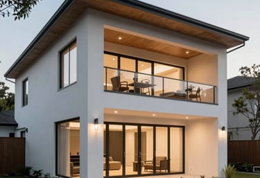 Cozy Scandinavian-style interior with fresh paint and elegant restoration details capturing a bright workspace atmosphere.