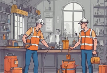 Customer service representative assisting a client with system maintenance advice.