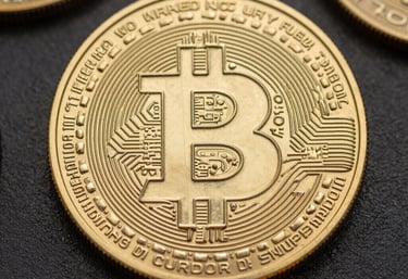 A creative workspace with a laptop displaying AI-generated text and graphics.