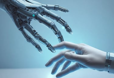 An illustration of AI technology in action.