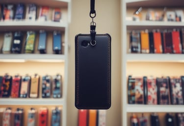 Elegant storefront of Totalmix Eletrônicos inside a bustling supermarket corridor.