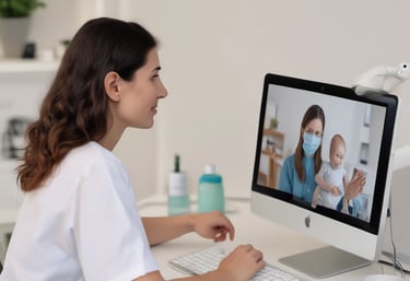 Screenshot of the ybaby members-only dashboard showing the due date calculator and vaccine tracker on a sleek, user-friendly interface.