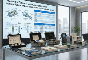 Detectores de gas portatil