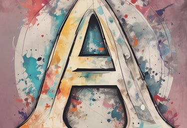 A sleek, modern workspace with a laptop displaying a personal brand website on screen.