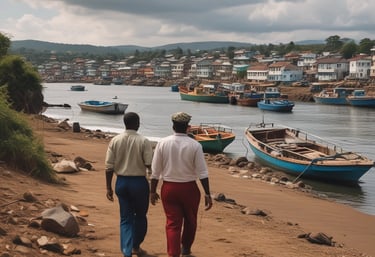photo of white staircase