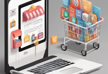 Modern office workspace with team collaborating on digital projects.