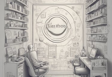 Close-up of hands typing on a laptop with digital graphs and data overlays.