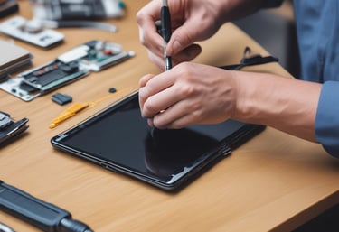 reparation tablette dans mon atelier a garennes sur Eure dans l'Eure 27