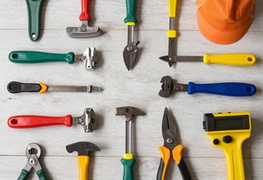 A cozy living room corner featuring curated home products with soft coastal colors.
