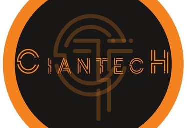 a logo for a new company called cian tech