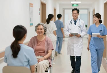 A state-of-the-art modular operation theater showcasing stainless steel infrastructure and advanced medical equipment.