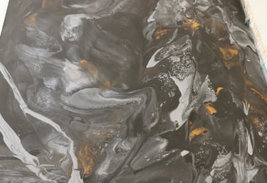 marble effect epoxy resin floor