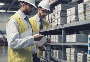 A professional setting showcasing operational support activities.