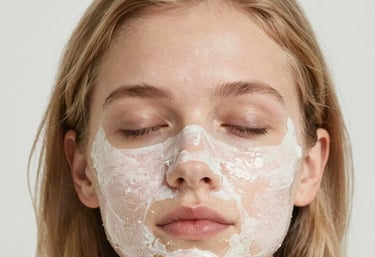 Bright and modern spa room decorated in sage green tones with facial treatment equipment ready.