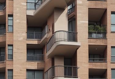 A luxury buy-to-let property glowing warmly under subtle gold lighting.