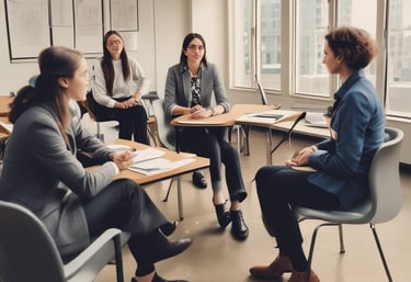 a man riding a skateboard down a street next to tall buildings