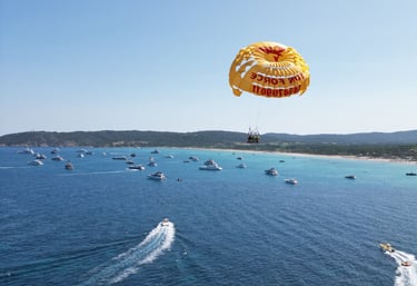 panorama unique en parachute ascensionnel