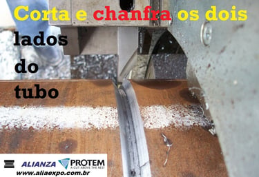 CORTE E BISEL DE TUBOS