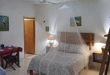 Habitación en mayan bungalow con 2 camas