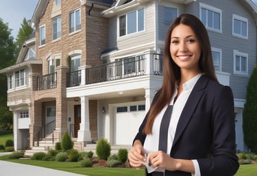 Shipping containers being loaded at a busy international port during sunset.