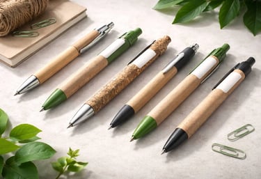 Boligrafos ecologicos para promocionales 