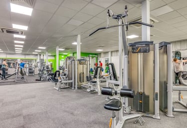 Gym equipment at Smartt Gym