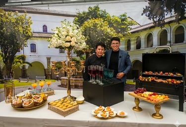 Dueño de Thechefcatering saliendo en teleamazonas