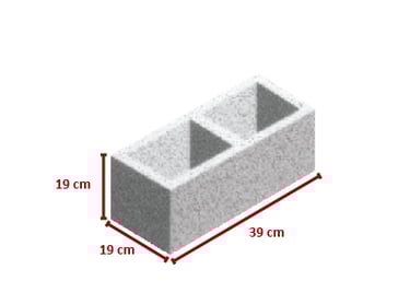 bloco de concreto 19x19x39 em cuiaba