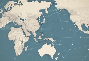 A professional team discussing international trade strategies around a conference table.