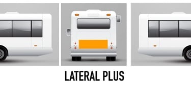 Publicidad laterales plus y trasera en autobús Valencia