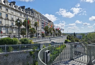 Photo du boulevard de Pau 64, vu sur le boulevard des Pyrénées