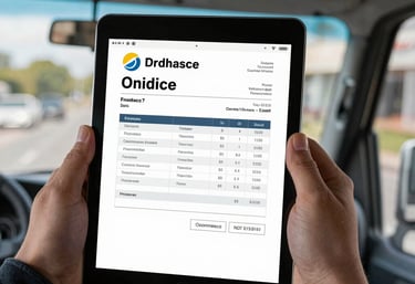 A professional dispatcher coordinating routes with multiple truck drivers on screens.