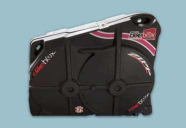 Premium bike travel box ready for hire in Bristol for safe transport