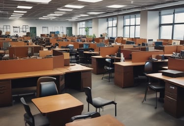 Close-up of a pile of bulky household items and scrap metal ready for removal.