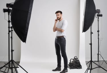 Close-up of a camera filming a high-quality video shoot in 4K resolution.