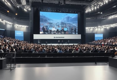 Professional team working on digital marketing strategies in a modern office.