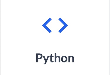 a logo for a company that sells python