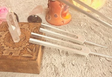 diapason thérapeutique utilisé en sonothérapie pour soulager les douleurs et favoriser le bien-être