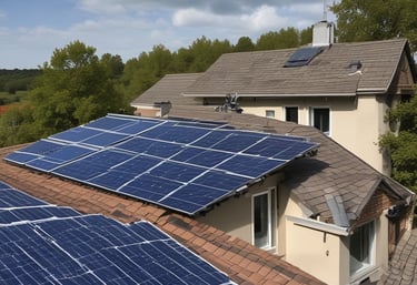 Technician installing electrical panels in an industrial setting.