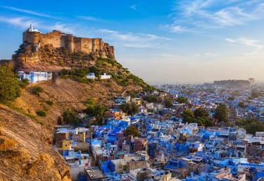 Blue City In India Rajasthan, Jodhpur