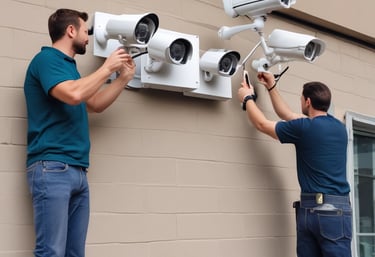 Close-up of a hand holding a smartphone displaying a WhatsApp chat for customer inquiries.