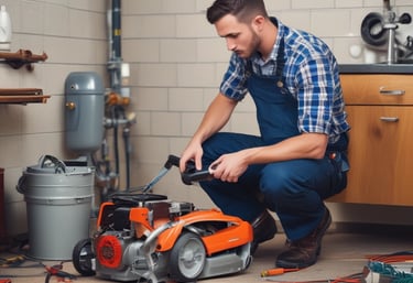 A cozy rustic room with warm earth tones, cushions on the floor, and soft natural light filtering through wooden windows.