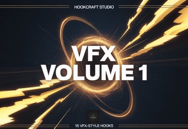 VFX cinematic hook videos with superpower, energy, and motion effects