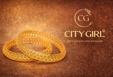 City Girl Jewellery -citygirlbangles-18 Carat Gold Plated-Bridal Wear-Party Wear-Daily Wear