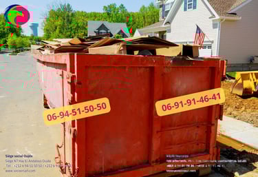 Poubelle Maroc Déchets Locaux 