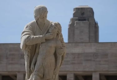 Estatuas de Lola Mora emplazadas en el Pasaje Juramento protegidas con la nanotecnología de PRS Performance de Tecnan.