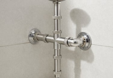 a man riding a skateboard down a street next to tall buildings