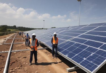 a man in a green shirt and a white helmet