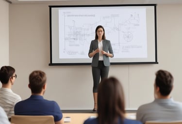 Close-up of campaign posters and branding materials in vibrant colors.